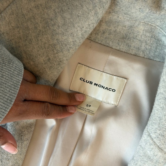 Club Monaco Gray Trench Coat - Picture 4 of 16